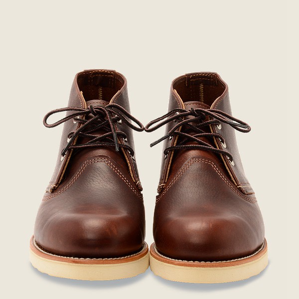 Zapatos Red Wing Heritage Hombre Marrom - Work - Chukka Oil-Slick Cuero - 135-YWQGNS